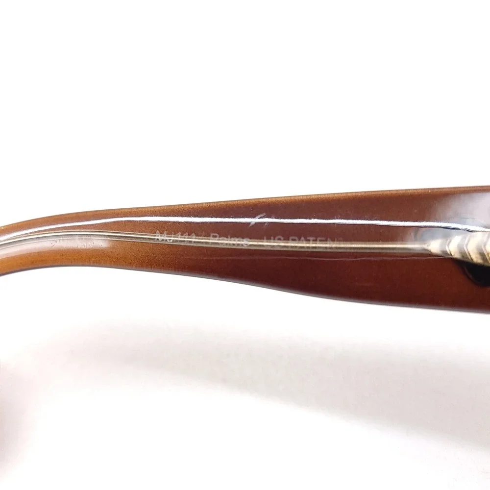 Maui Jim‎ Palms MJ-111 Brown Tortoise Wrap Sunglasses Bronze Lens Mens Womens